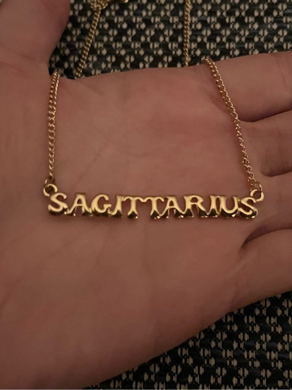 Wild Fable Sagittarius Necklace Choker Length